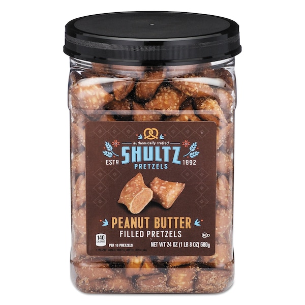Shultz Pretzels, Peanut Butter, Tub, 1.5 oz 3598 - main